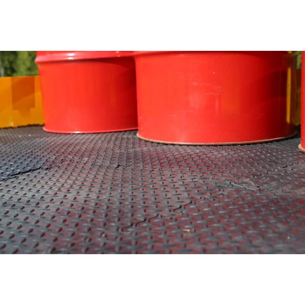 Fentex Interlocking Tuff Base Tiles for InstaBund® Fuel and Chemical Spill Containment