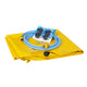Fentex Leak Diverter Tarp and Fittings - Yellow Tarp 300cm x 300cm