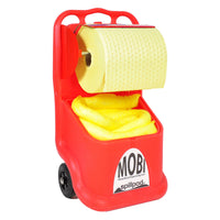 Fentex Mobi 2 Mobile Chemical Spill Station c/w 15 Absorbent Socks and 1 Absorbent Roll