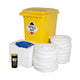 Fentex Oil and Fuel Kit - Yellow Wheelie Bin - 360L