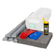 Fentex Refill Kit for General Purpose Spill Kit for Vehicle Chassis and Trailers in Hinged Lid Plastic Box 42L