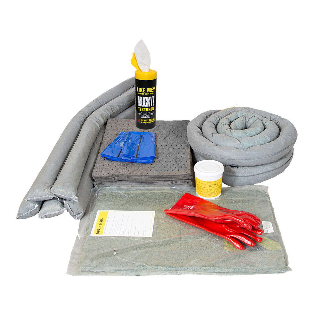 Fentex Refill Kit for General Purpose Spill Kit for Vehicles and Lorries Hinged Door Box 80L