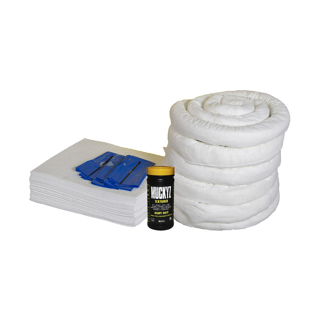 Fentex Refill Kit for Oil and Fuel Kit - Yellow Wheelie Bin - 120L