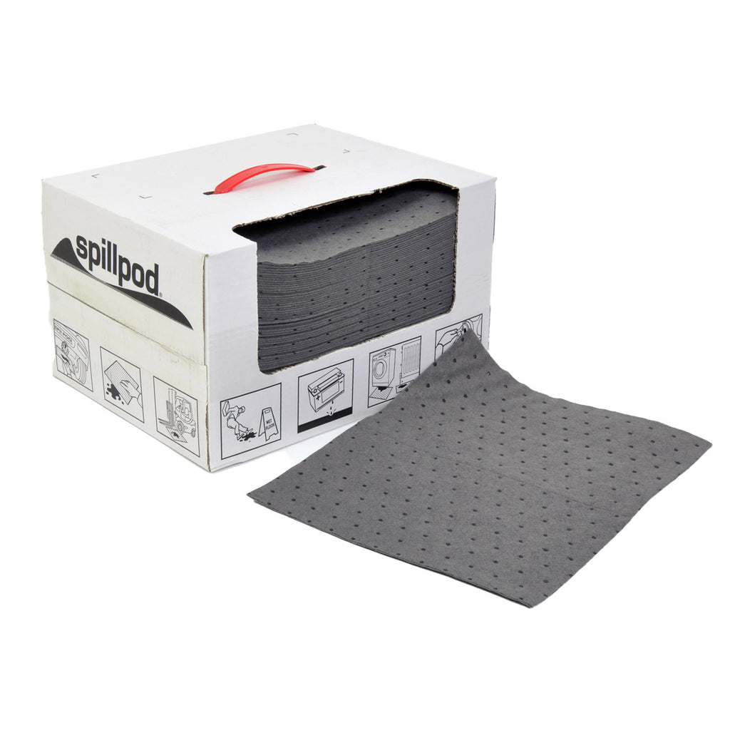 Fentex Spillpod® 75 General Purpose Absorbent Pads 31cm x 39cm - Dispenser Box