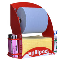 Fentex Spillpod® Duo Chemical Absorbent Pads and Blue Paper Roll