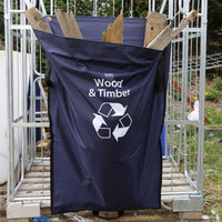 Fentex Tidy Sack Wood and Timber Made in Blue Vinyl