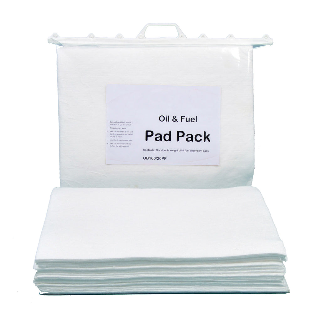 Fentex Triple Weight Premium Hydraulic Oil and Fuel Absorbent Pads
