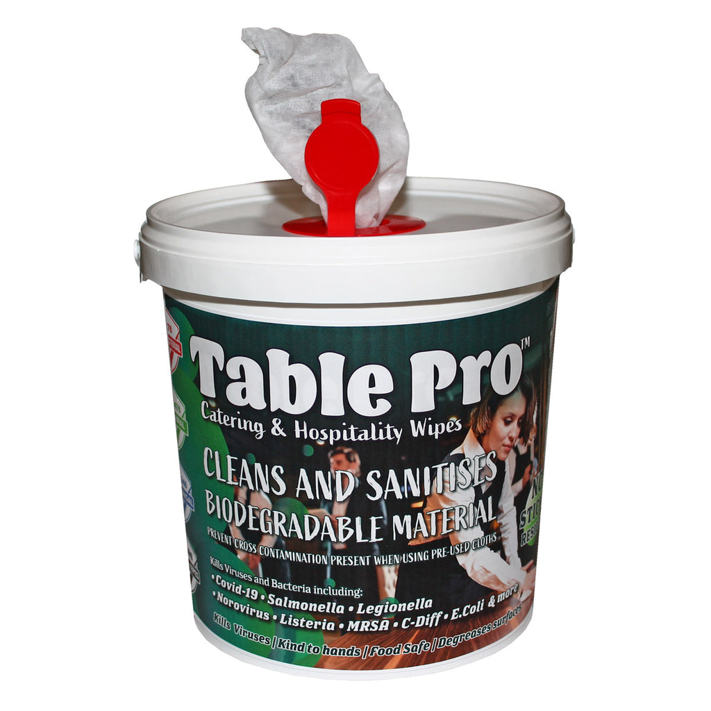 Fentex Tub of 350 XL (20cm x 30cm) Table Pro Wipes