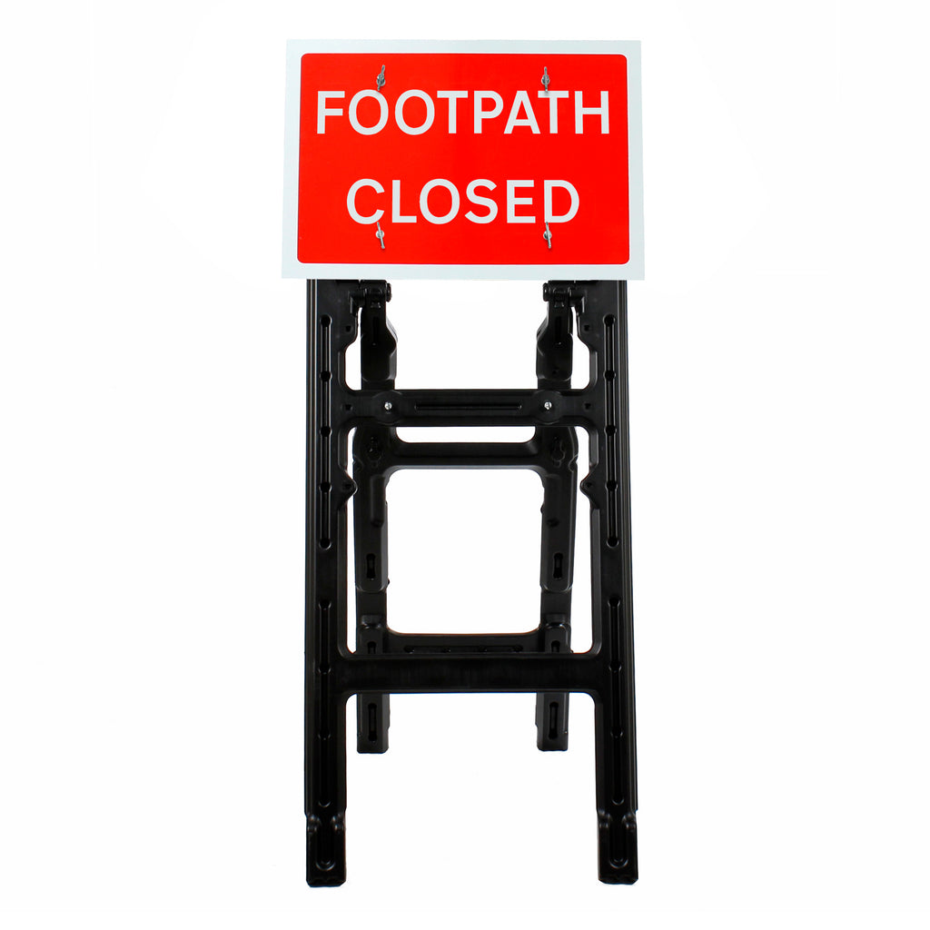 Footpath Closed' Sign | Quick Fit (face only) | 600x450mm