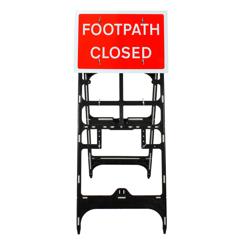 Footpath Closed' Sign | Quick Fit (face only) | 600x450mm