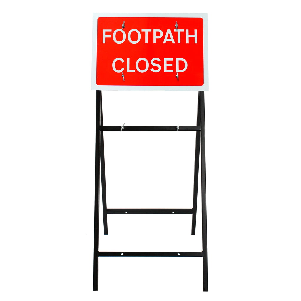 Footpath Closed' Sign | Quick Fit (face only) | 600x450mm