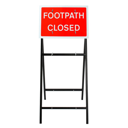 Footpath Closed' Sign | Quick Fit (face only) | 600x450mm