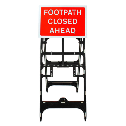 Footpath Closed Ahead' Sign | Quick Fit (face only) | 600x450mm