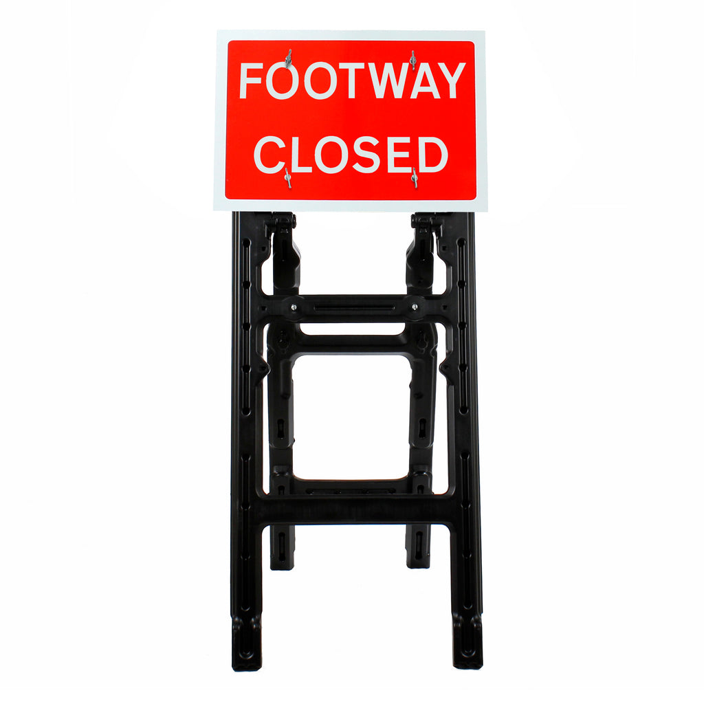 Footway Closed Sign | Quick Fit (Face Only) | 600x450mm