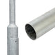 Wide Base Posts Galvanised Sign Posts 114mm Shaft - S275 Grade Steel