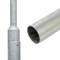 Wide Base Posts Galvanised Sign Posts 114mm Shaft - S275 Grade Steel