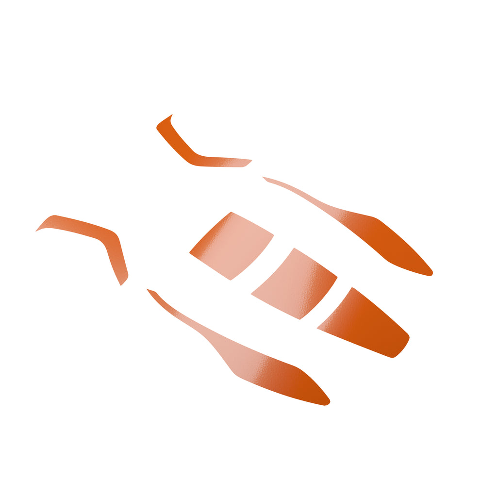 Hellberg Sector Safety Helmet Decal Set | Orange | 11301-201