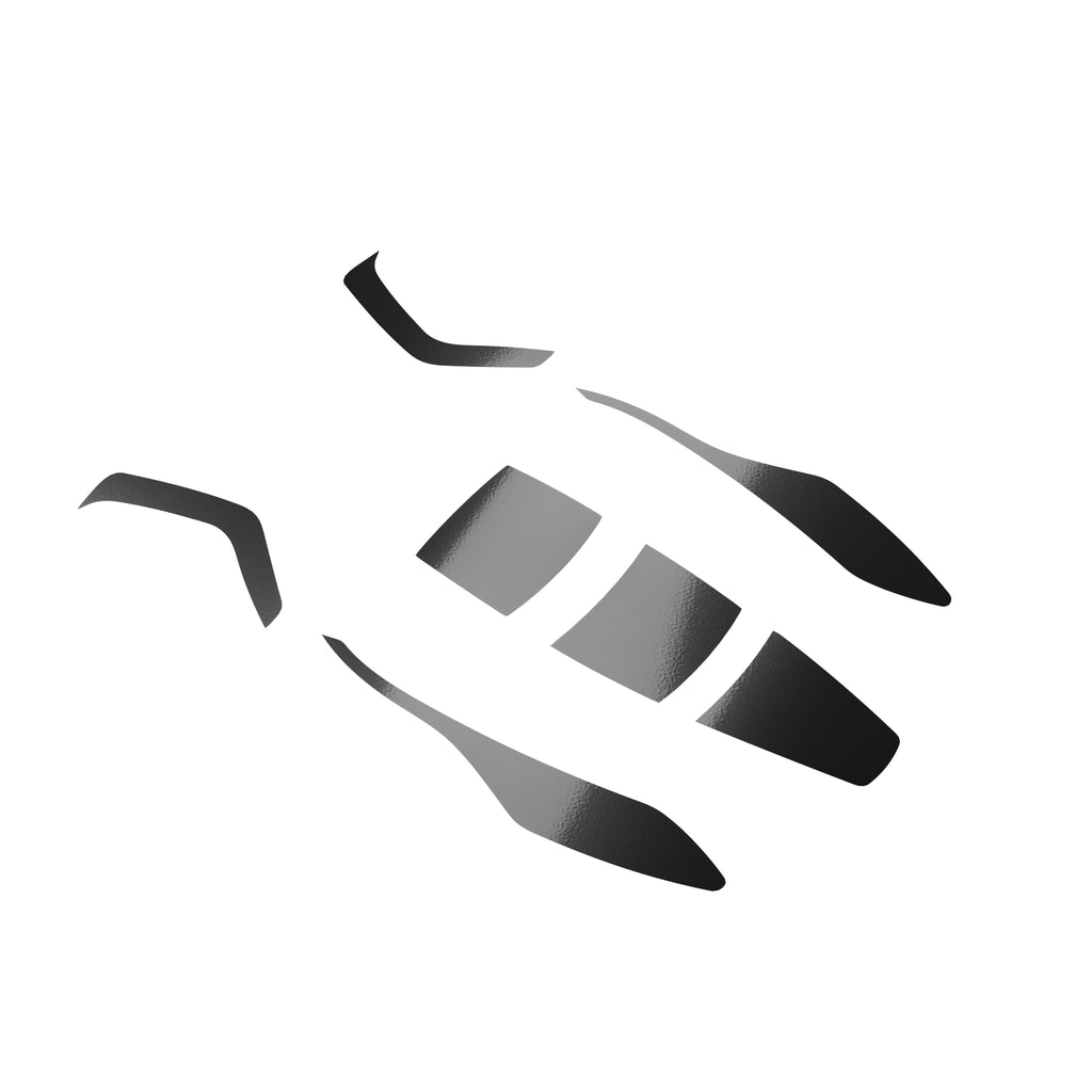 Hellberg Sector Safety Helmet Decal Set | Black | 11301-501