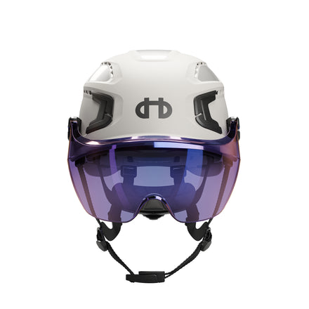 Hellberg Sector Safety Helmet Short Visor | Smoke Blue Mirror | 11845-001