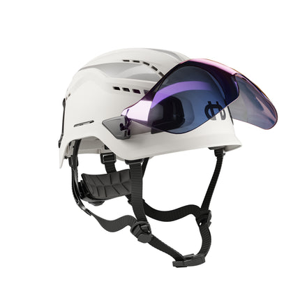 Hellberg Sector Safety Helmet Short Visor | Smoke Blue Mirror | 11845-001