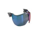 Hellberg Sector Safety Helmet Short Visor | Smoke Blue Mirror | 11845-001