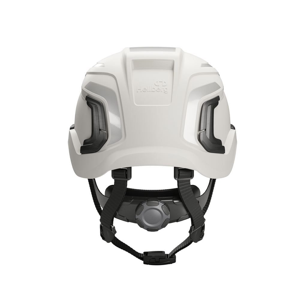 Hellberg Sector Safety Helmet (by Snickers) Micro Peak Wheel Ratchet Non-Vented | White | 32402-001