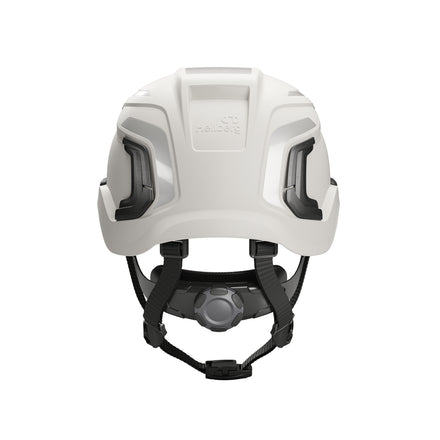 Hellberg Sector Safety Helmet (by Snickers) Micro Peak Wheel Ratchet Non-Vented | White | 32402-001