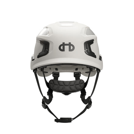 Hellberg Sector Safety Helmet (by Snickers) Micro Peak Wheel Ratchet Non-Vented | White | 32402-001