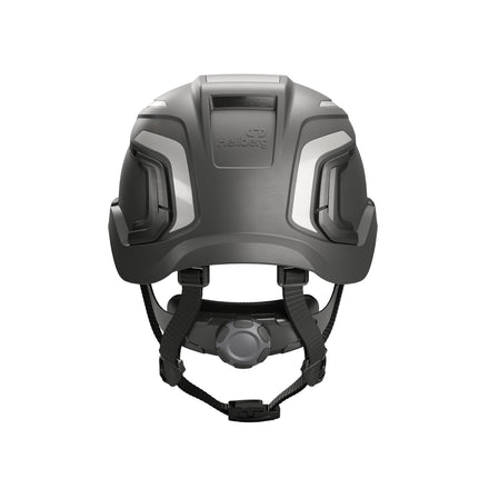 Hellberg Sector Safety Helmet (by Snickers) Micro Peak Wheel Ratchet Non-Vented | Grey | 32410-001