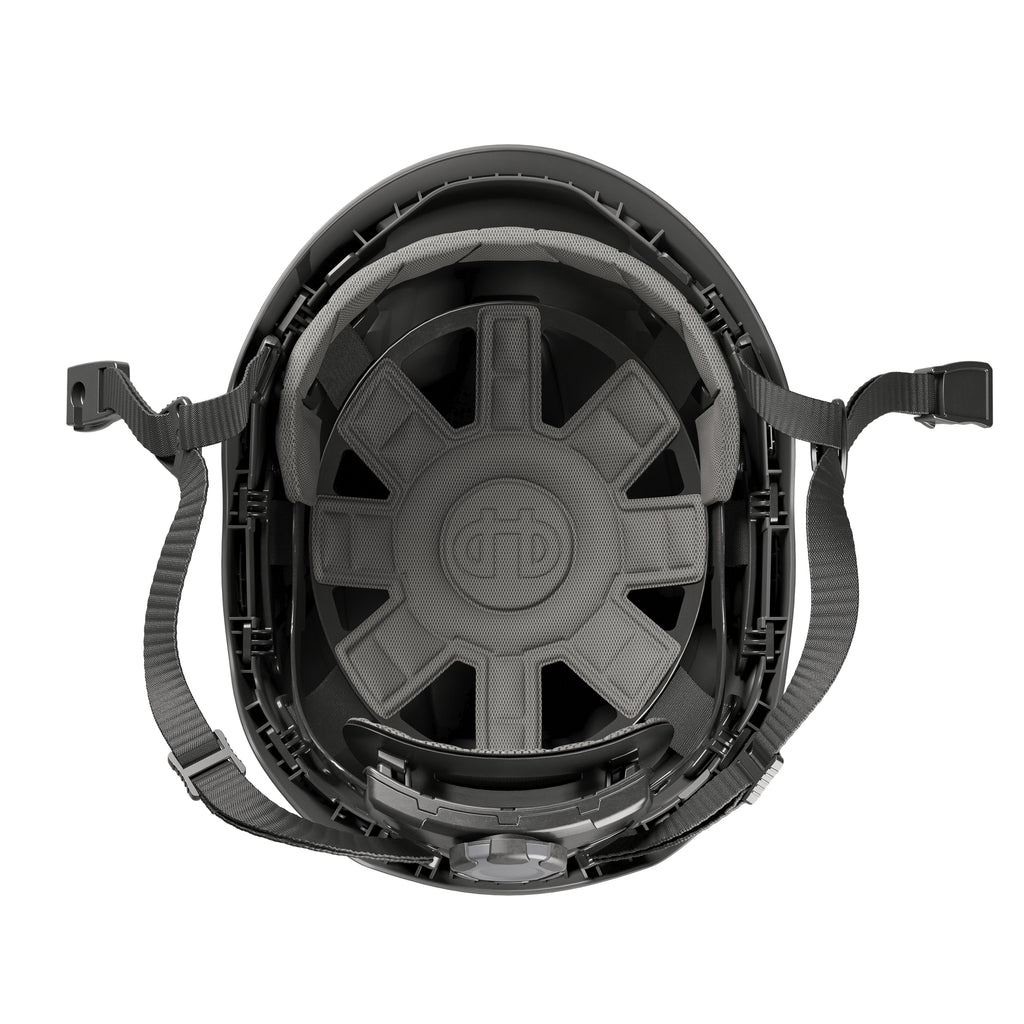 Hellberg Sector Safety Helmet (by Snickers) Micro Peak Wheel Ratchet Non-Vented | Grey | 32410-001