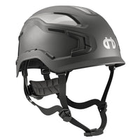 Hellberg Sector Safety Helmet (by Snickers) Micro Peak Wheel Ratchet Non-Vented | Grey | 32410-001