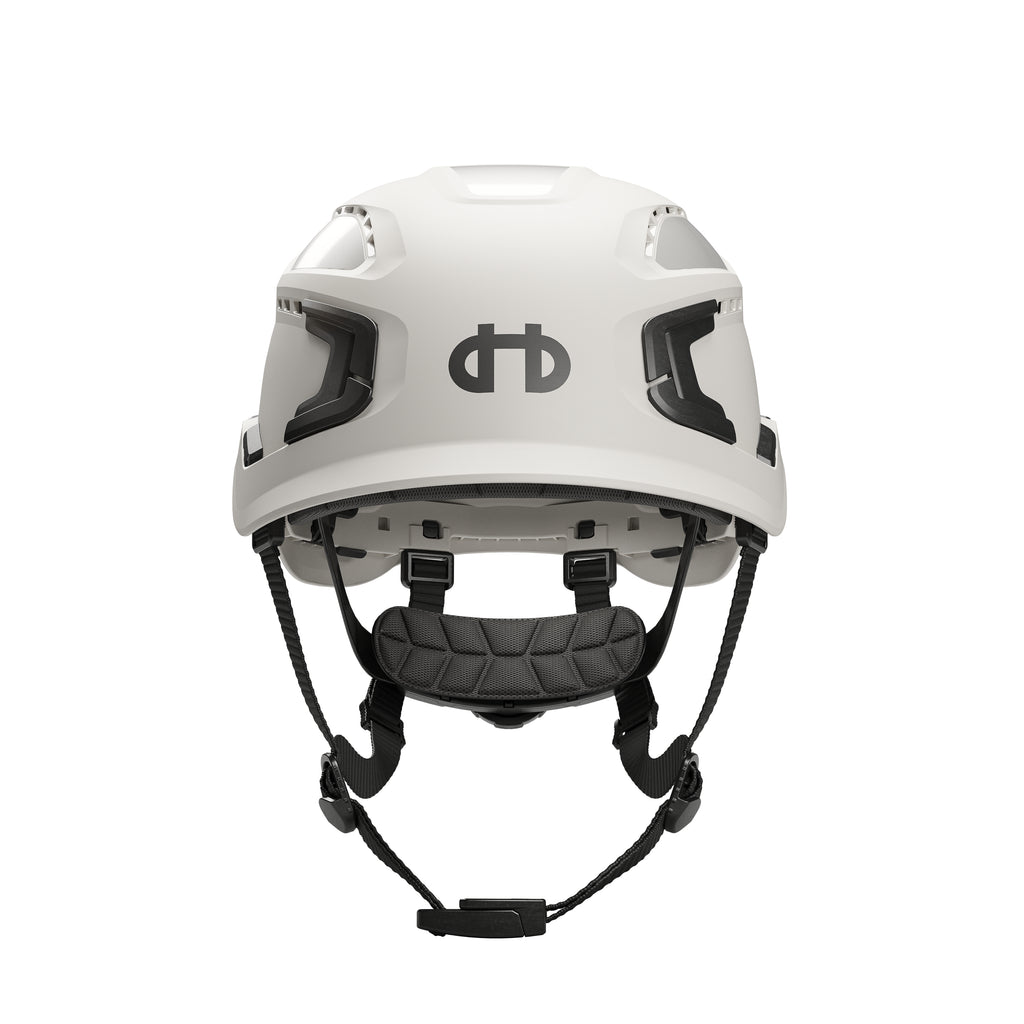 Hellberg Sector Safety Helmet (by Snickers) Micro Peak Wheel Ratchet Vented | White | 32502-001