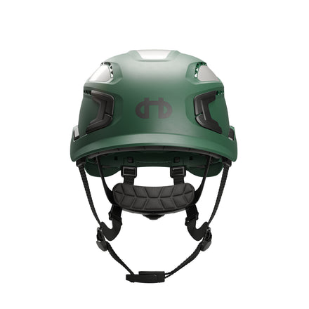 Hellberg Sector Safety Helmet (by Snickers) Micro Peak Wheel Ratchet Vented | Green | 32504-001