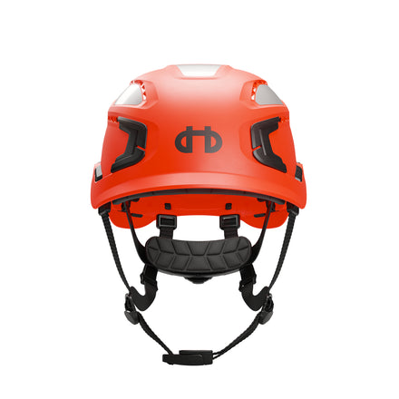 Hellberg Sector Safety Helmet (by Snickers) Micro Peak Wheel Ratchet Vented | Orange | 32506-001