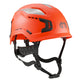 Hellberg Sector Safety Helmet (by Snickers) Micro Peak Wheel Ratchet Vented | Orange | 32506-001