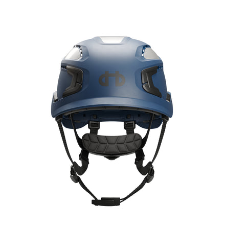 Hellberg Sector Safety Helmet (by Snickers) Micro Peak Wheel Ratchet Vented | Blue | 32507-001