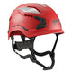 Hellberg Sector Safety Helmet (by Snickers) Micro Peak Wheel Ratchet Vented | Red | 32508-001
