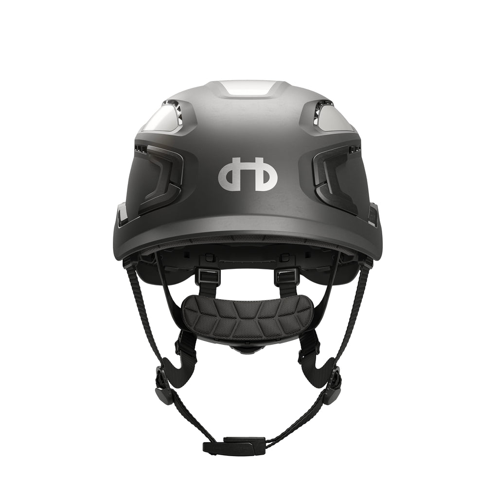 Hellberg Sector Safety Helmet (by Snickers) Micro Peak Wheel Ratchet Vented | Grey | 32510-001