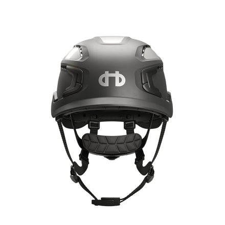 Hellberg Sector Safety Helmet (by Snickers) Micro Peak Wheel Ratchet Vented | Grey | 32510-001