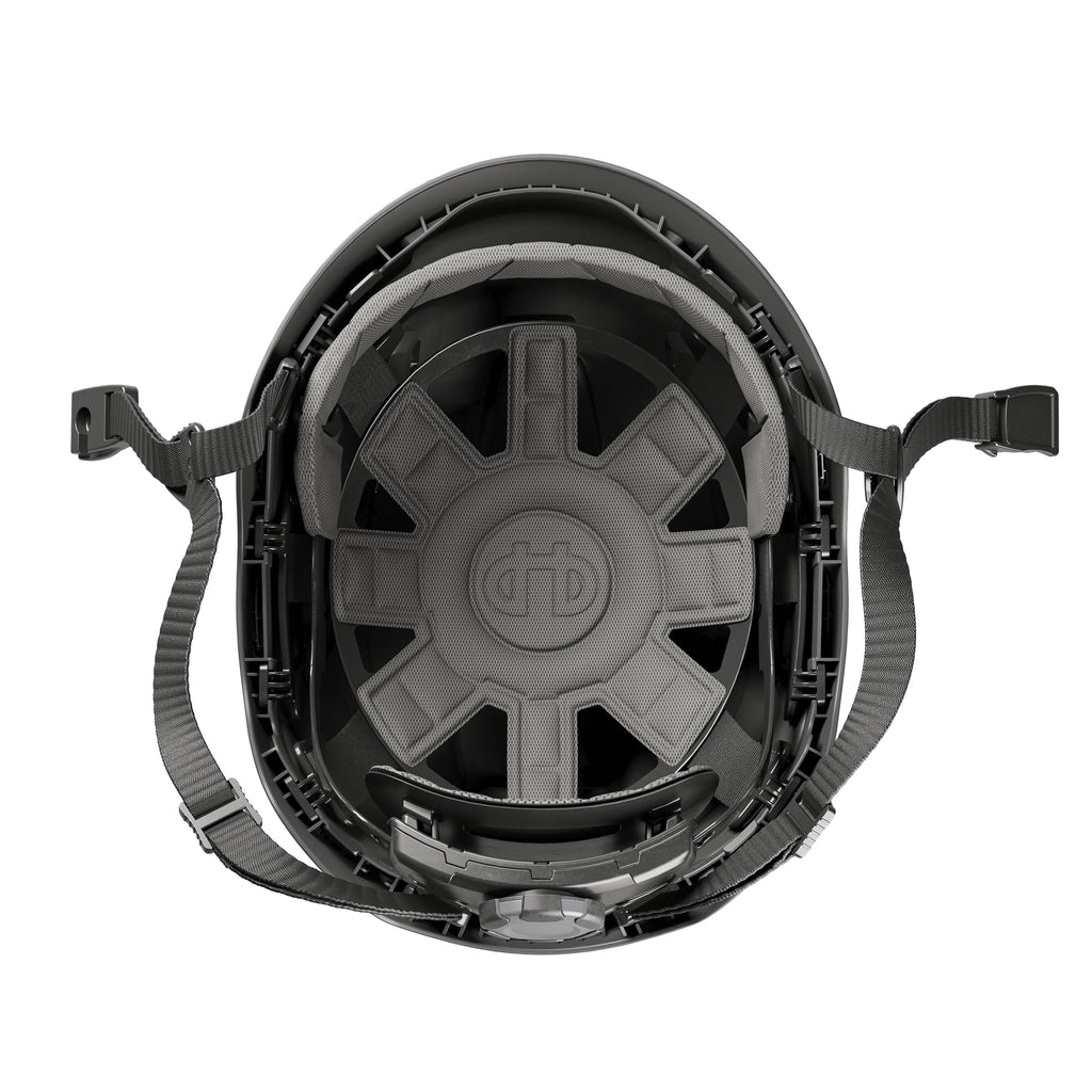 Hellberg Sector Safety Helmet (by Snickers) Micro Peak Wheel Ratchet Vented | Grey | 32510-001