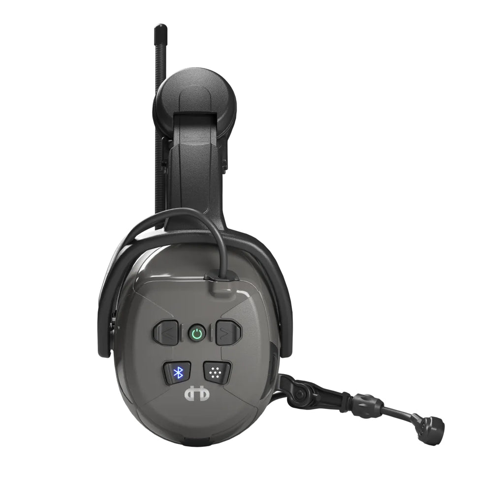 Hellberg SynergyDR Helmet Mounted Comms & Bluetooth Active Listening Ear Defenders | 49122-001 (by Snickers)