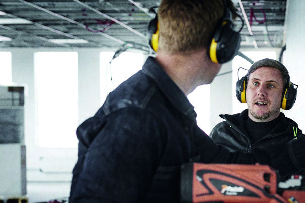 Hellberg Hearing Protection Men At Work