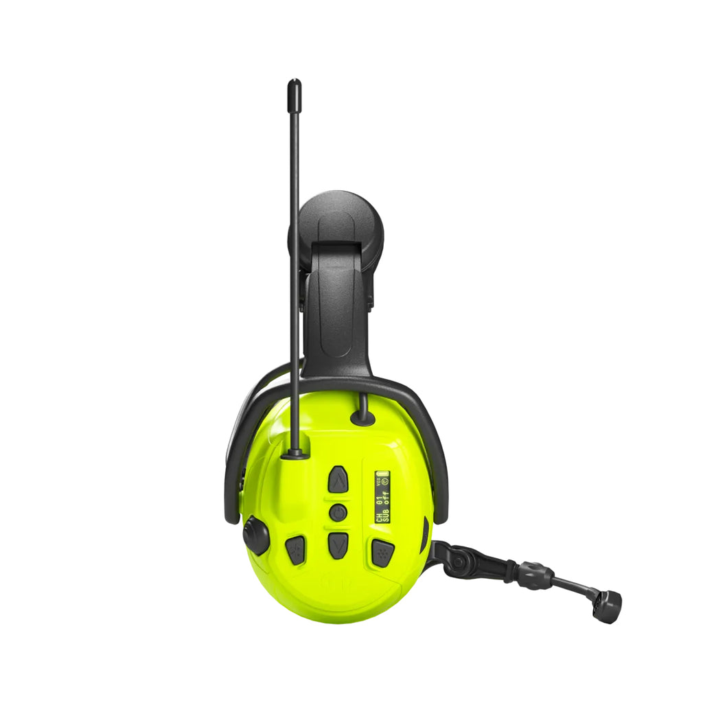 Hellberg Local 2 Helmet Mounted Comms & Bluetooth Active Listening Ear Defenders - SNR 30 | 85102-001 (by Snickers)