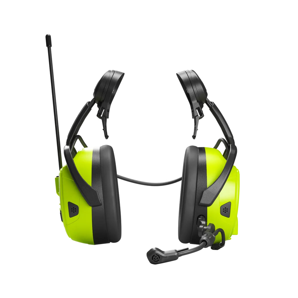 Hellberg Local 2 Helmet Mounted Comms & Bluetooth Active Listening Ear Defenders - SNR 30 | 85102-001 (by Snickers)