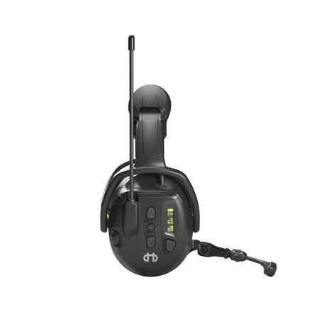 Hellberg Local 446 Helmet Mounted Comms & Bluetooth Active Listening Ear Defenders - SNR 30 | 85101-001 (by Snickers)
