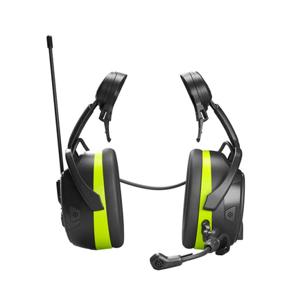 Hellberg Local 446 Helmet Mounted Comms & Bluetooth Active Listening Ear Defenders - SNR 30 | 85101-001 (by Snickers)