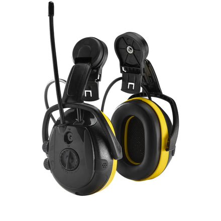 Hellberg React Helmet Mounted Comms & Radio Active Listening Ear Defenders - SNR 29 | 46102-001 (by Snickers)