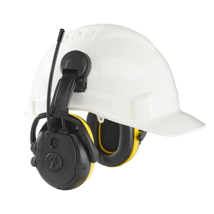 Hellberg React Helmet Mounted Comms & Radio Active Listening Ear Defenders - SNR 29 | 46102-001 (by Snickers)