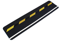 Heskins H3412DUA - Dual Purpose Safety-Grip Striped Tile - Black with Yellow & Glow in the Dark Stripes