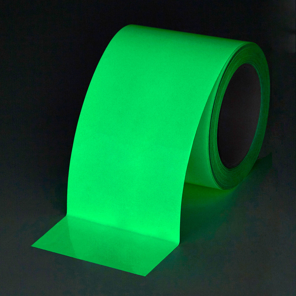 Heskins H8101 - Egress Glow In The Dark Marking Tape - 10m Roll